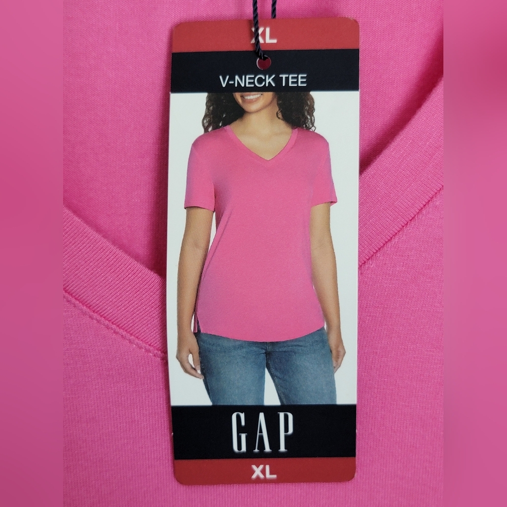 NWT GAP Pink Short Sleeve Tee Size XL - Picture 4 of 7